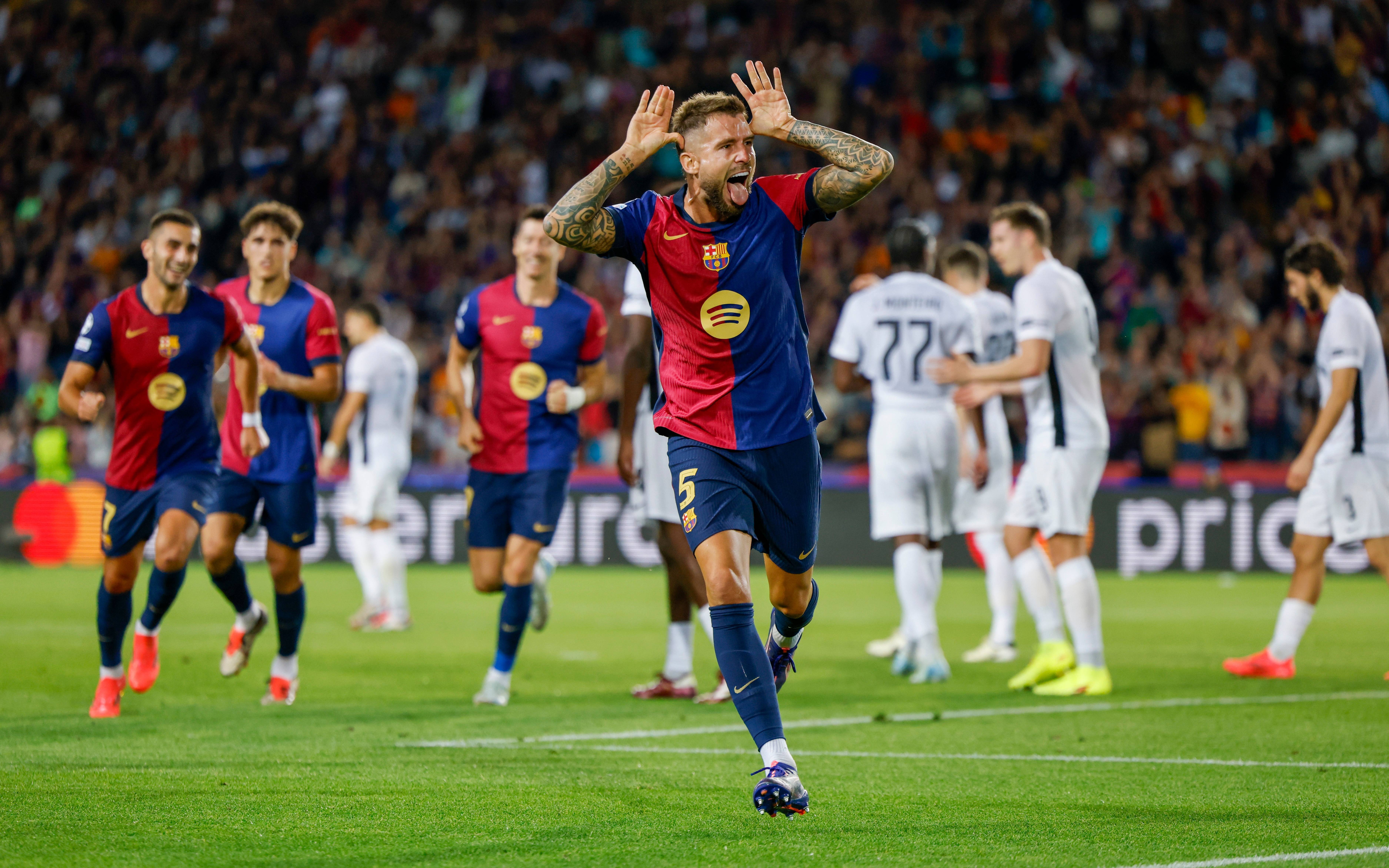 巴塞罗那防线表现稳健，成功挫败对手攻势的简单介绍